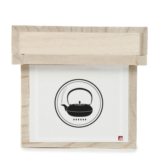 Kitchen Cloth and Tea Box Tetsubin Iron Pot Pattern