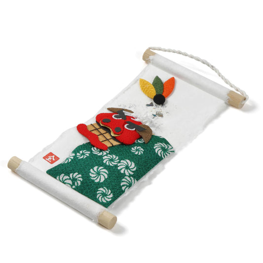 Seasonal Hanging Scroll Padded Picture Shishimai Lion Dance?