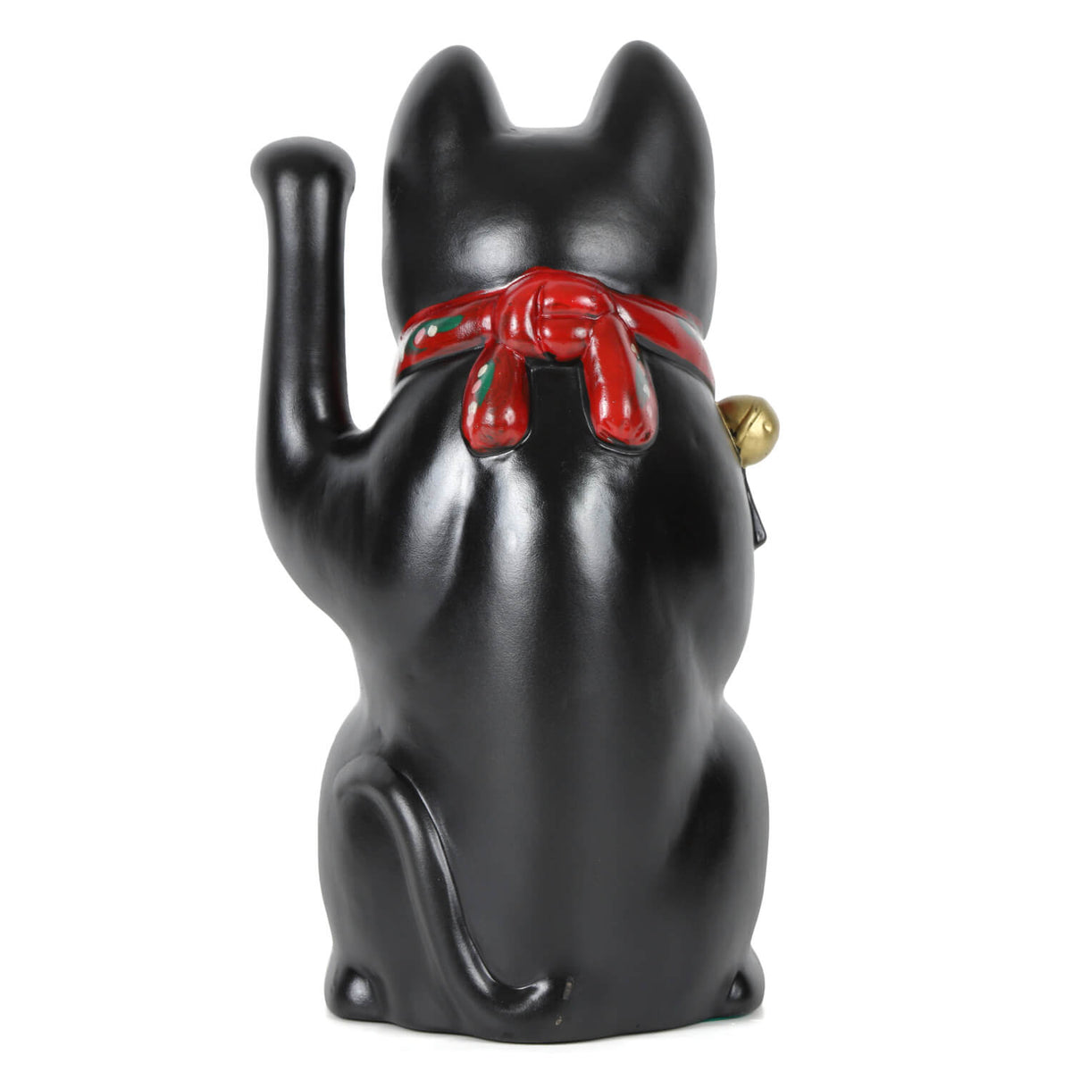 Japanese Maneki Neko Beckoning Cat Black