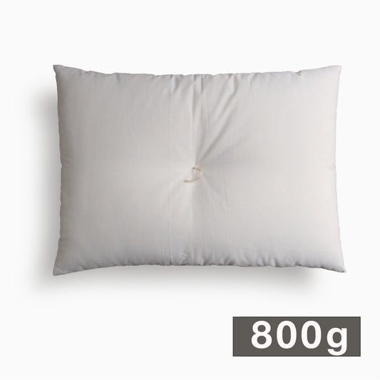 US STOCK GOTS Certified Organic Thin Pillow, Artisan Handmade (Fabric: Organic Cotton, Filling: Organic Cotton 100%) NC