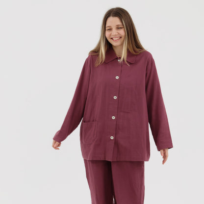 Women's Pajamas - Iwamoto Senni Wazarashi Kyofutae Double Gauze