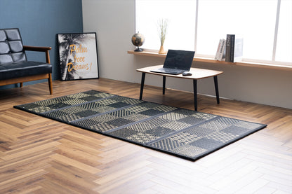 Miracle Gorone Mat Edokomon Denim Foldable Igusa Tatami Mat