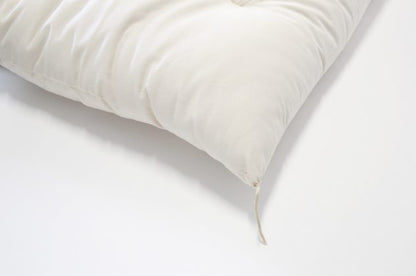 GOTS Certified Japanese Futon Mattress, Artisan Handmade, Baby Size, Baby Crib, Baby Cot (Fabric: Organic Cotton, Filling: Organic Cotton 100%)
