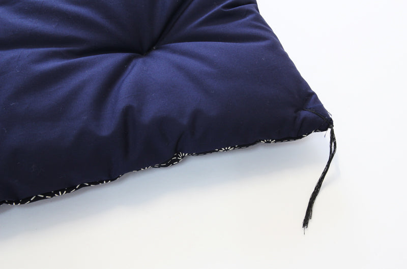 Japanese Kotatsu Futon, Kotatsu Blanket, Artisan Handmade (Fabric: Asanoha Flax Pattern Printing Filling: Organic Cotton)