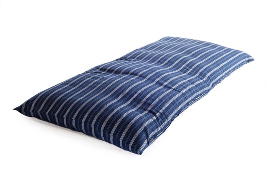 Capa de Almofada Japonesa (Naga-zabuton) - Tecido Enshu Weave Padrão Listras Shima 70 x 150 cm