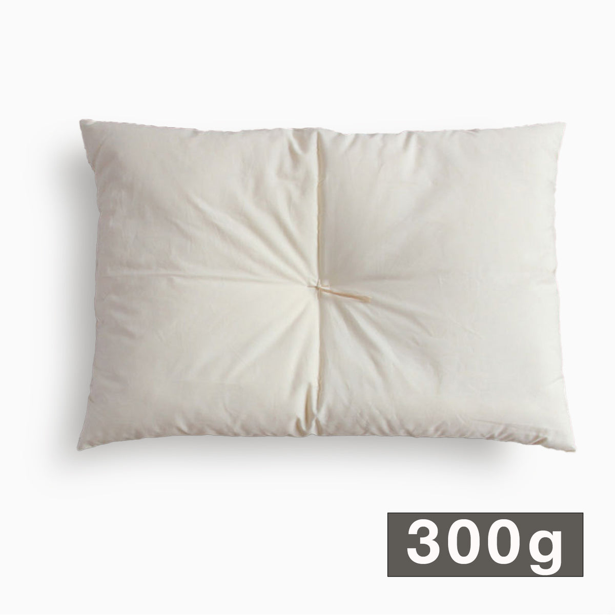 US STOCK GOTS Certified Organic Extra Thin Pillow,  Artisan Handmade with Pillowcase