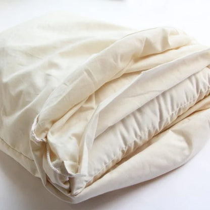 Dual Comfort Pillow, Organic Cotton and Hinoki Chips,  Artisan Handmade (Fabric: Organic Cotton, Filling: Organic Cotton 100% 600g) 17 x 25 in (43 x 63 cm) NC