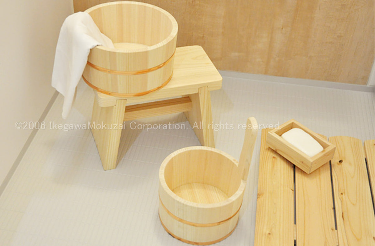 Hinoki Japanese Cypress Shower Stool