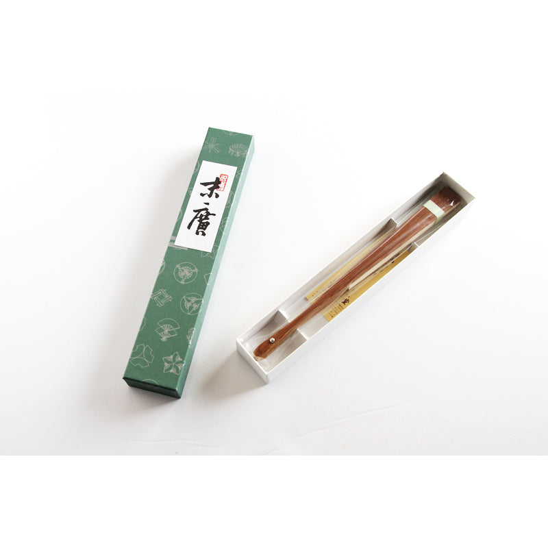 Koza-sen (leque japonês dobrável) com 16 varetas de bambu - Lâmina "Susubone & Torinoko"
