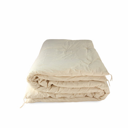 GOTS-Certified Organic Cotton Kotatsu Futon Quilt - Natural Beige