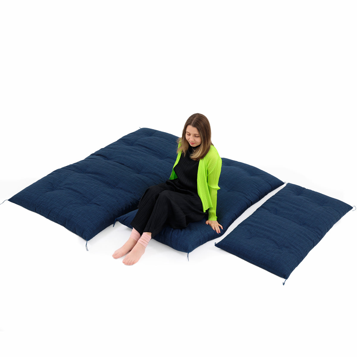 Naga-Long Zabuton (Double, Triple and Quadruple Length) - Nagomi / Warabe Fabric