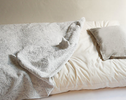 Towel blanket (towelket)  - Gauze and Pile Gray - Pure Morris Collection William Morris