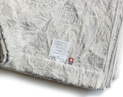 Towel blanket (towelket)  - Gauze and Pile Gray - Pure Morris Collection William Morris