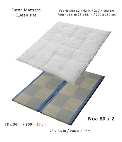 Rush Grass Tatami Mattress - Noa