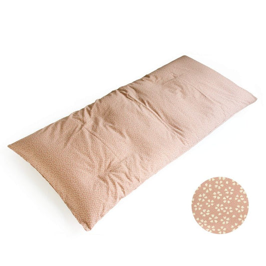 Capa para Almofada Japonesa (Naga-zabuton) - Estampa de Sakura Rosa 70 x 150 cm