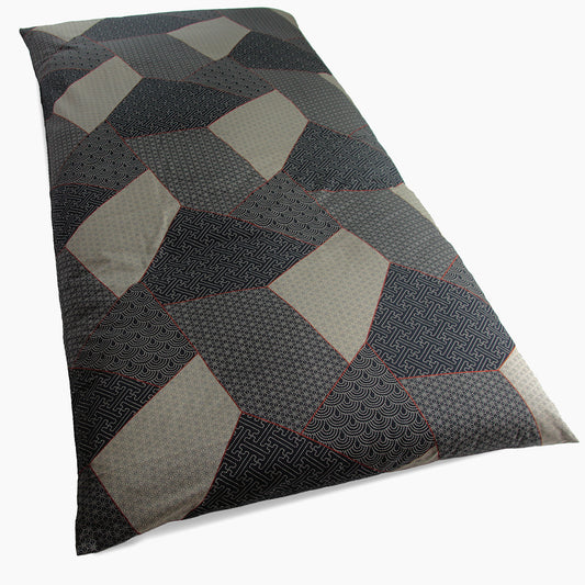 Futon Mattress Cover Sashiko Zanmai Pattern