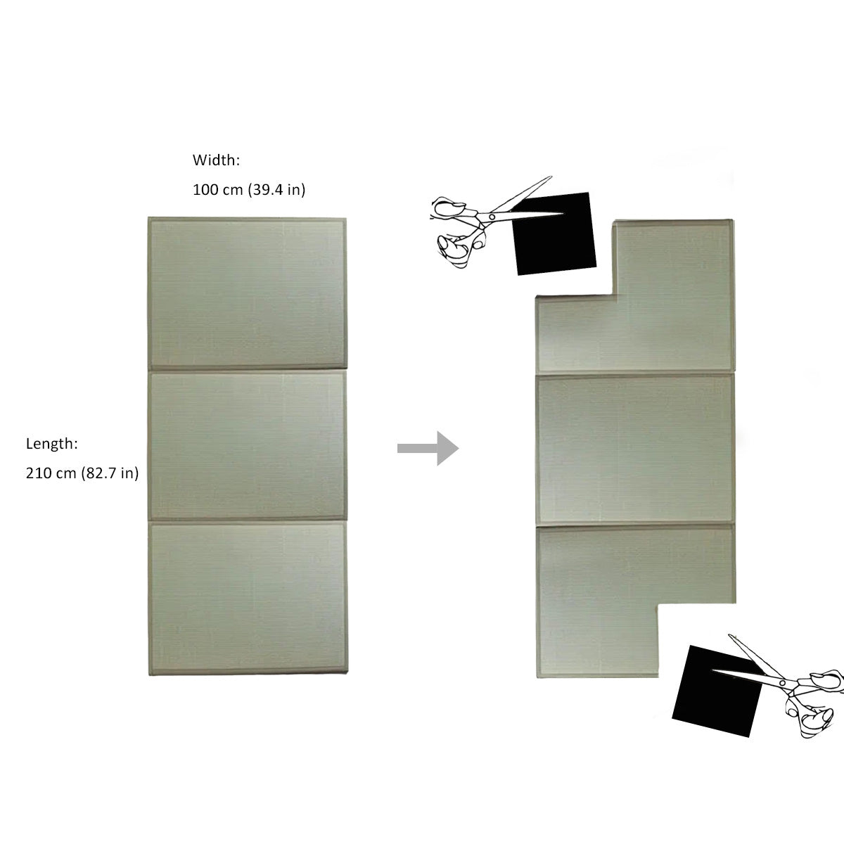 Long (3-Fold)-2 Cut-Outs