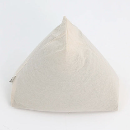 Almofada de meditação Mori Zen Buckwheat Zafu – Almofada de chão japonesa tradicional triangular - Soi