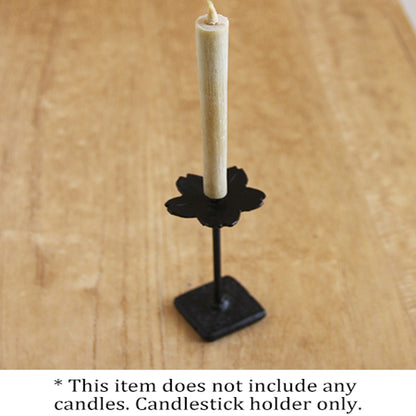 Japanese Iron Candelabra  (Cherry Blossom)
