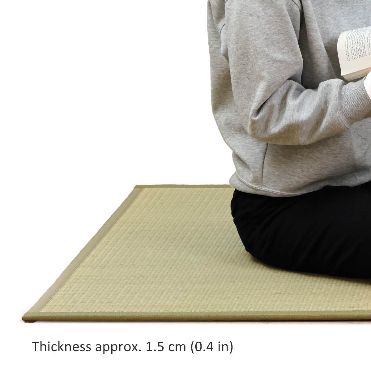 Custom Cut Rush Grass Tatami Mattress - Foldable Type