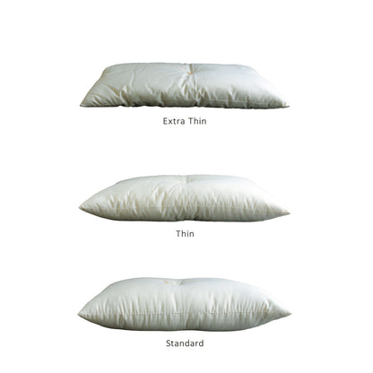 US STOCK GOTS Certified Organic Pillow Standard Thickness
