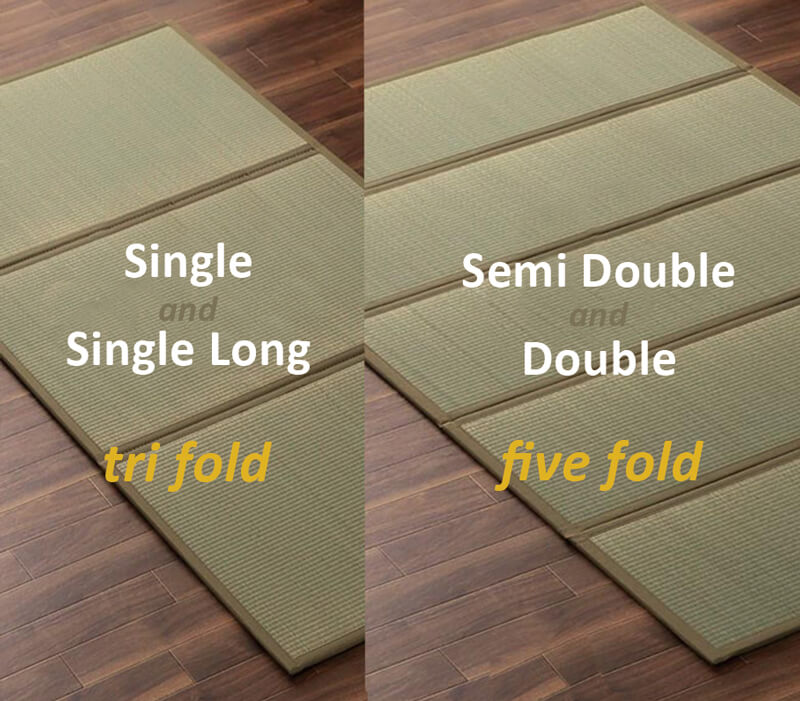 Rush Grass Tatami Mattress - Foldable Type