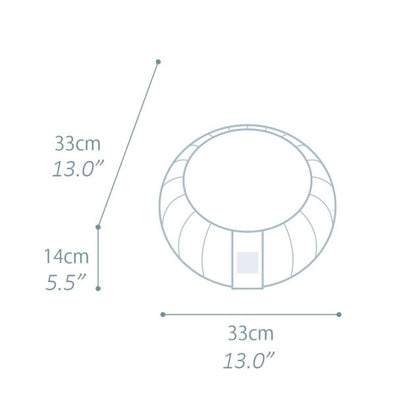 Mori Zen Buckwheat Zafu Meditation Cushion Traditional Japanese Floor Pillow Round - ma
