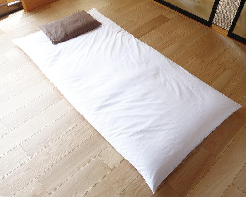 US STOCK Japanase Shiki Futon (Futon Mattress) Cover - Pure White