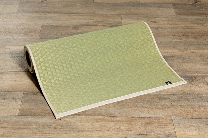 Tapete de Yoga Japonês Natural Tatami - Juncus Liso