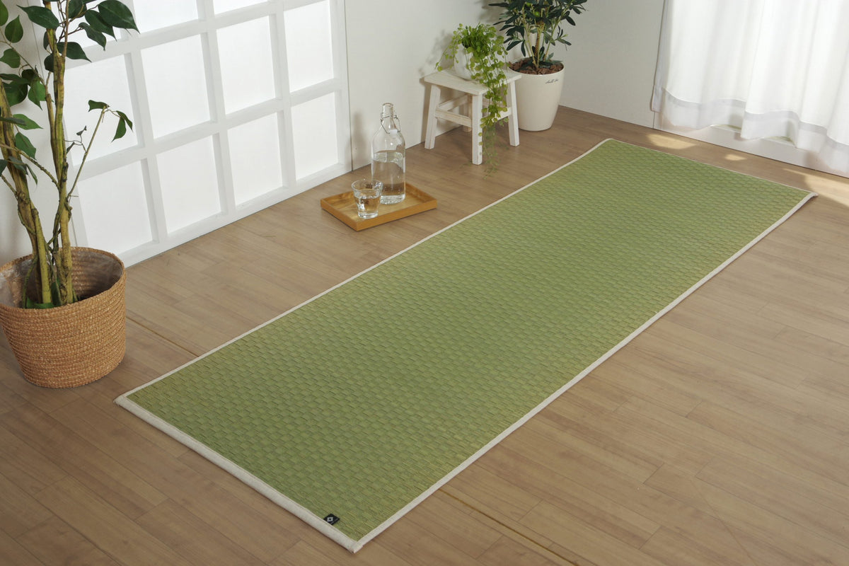 Tapete de Yoga Japonês Natural Tatami - Juncus Liso